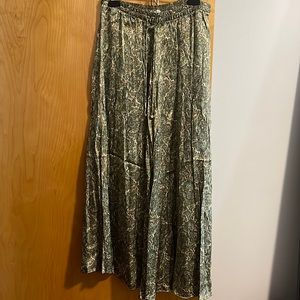 Zara Printed Satin Skirt